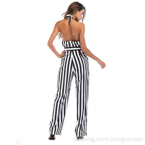 Women Office Loose Tube Dress Wide Leg Pants